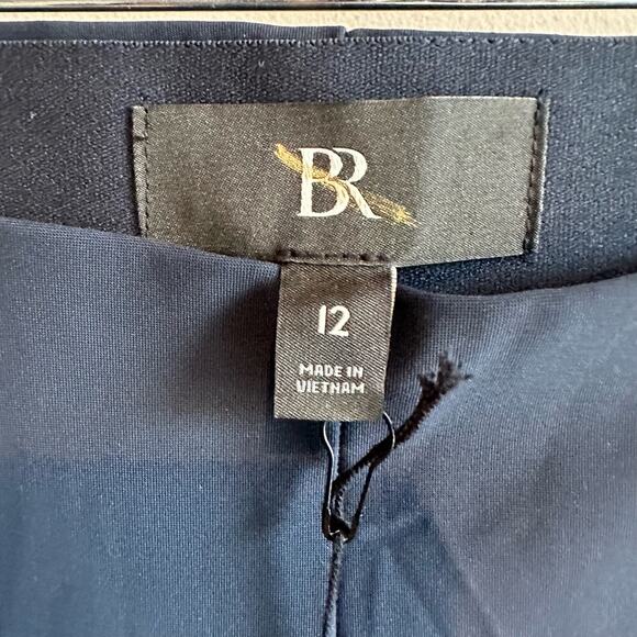 Banana Republic Ramira Bi-Stretch Flare Pant Navy Blue 12 - Picture 3 of 12